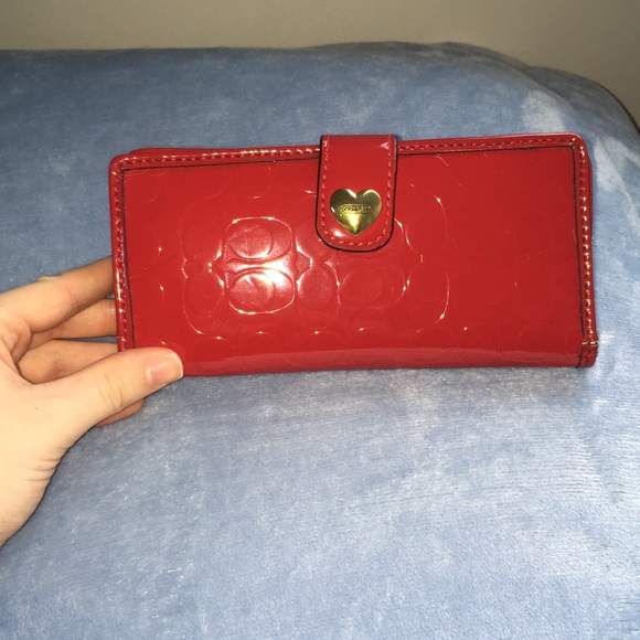 Coach Handbags - Coach red wallet